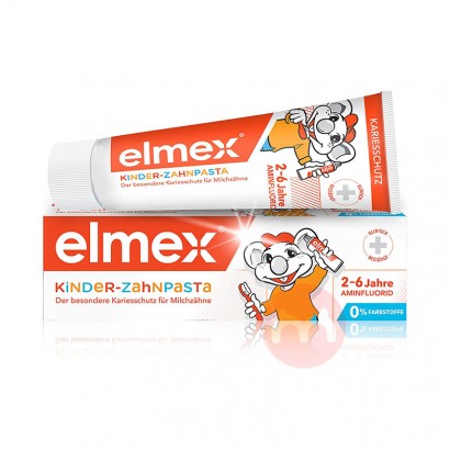 Elmex German Emex Children's Breast Toothpaste 2-6 Years Old Overseas Local Original Edition