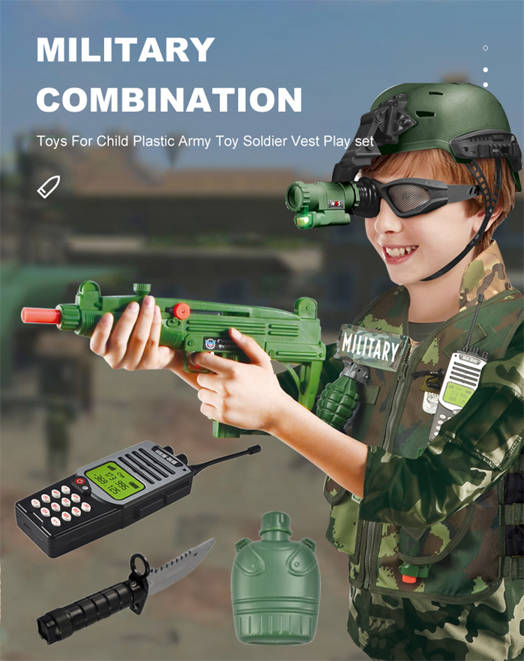 Popular Toy Kids Activity Gun Military  Toys For Child Plastic Army Toy