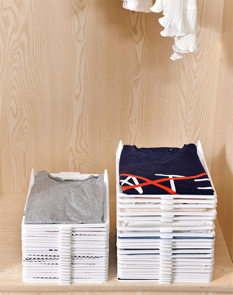 Shirt Organizer T Shirt Folder Board Clothing Dividers Stackable T Shirt Lazy man Folding Board Organizer