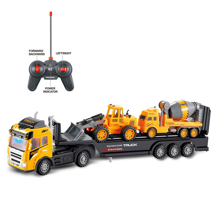 Hot sell engineering car Remote control engineering car 4 channel rc truck excavator toy r/c toys cars toy rc trucks