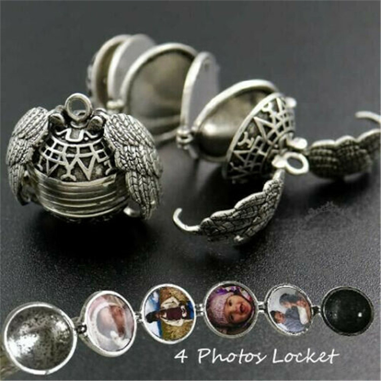 OEM New alloy necklace women's extended 4 photos Necklace Pendant angel wings gift decorative jewelry