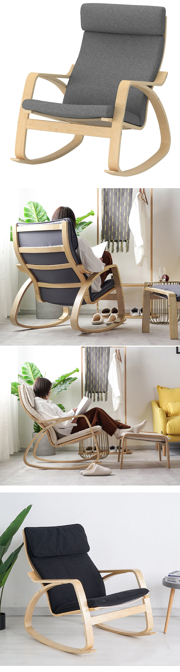 Luxury Chaise Recliner Sofa Chair Leisure Rocking Lounge Chair