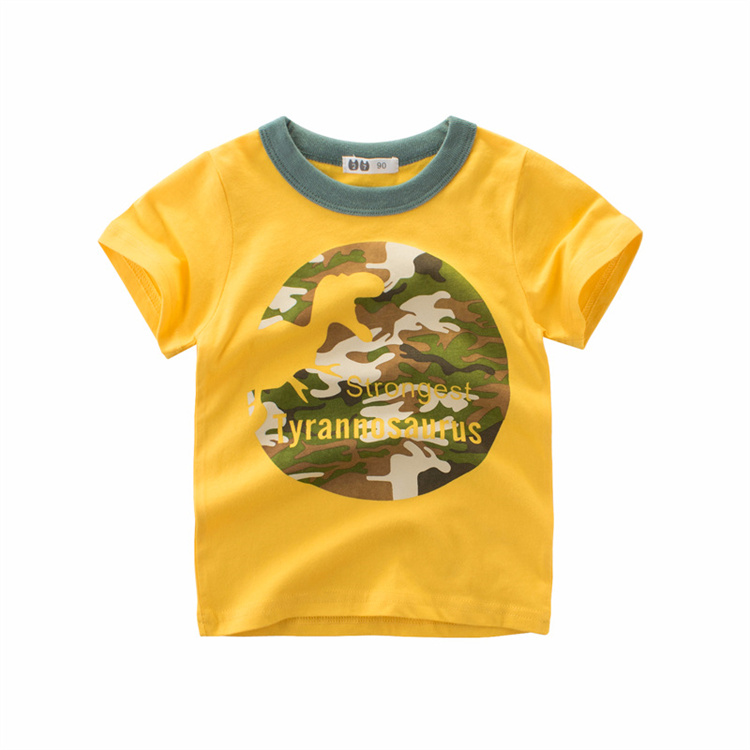 New Design Summer Fashion T-shirt Smart Casual Kids Cotton Short Sleeve Baby Boys T-Shirts Clothes For Baby Boy