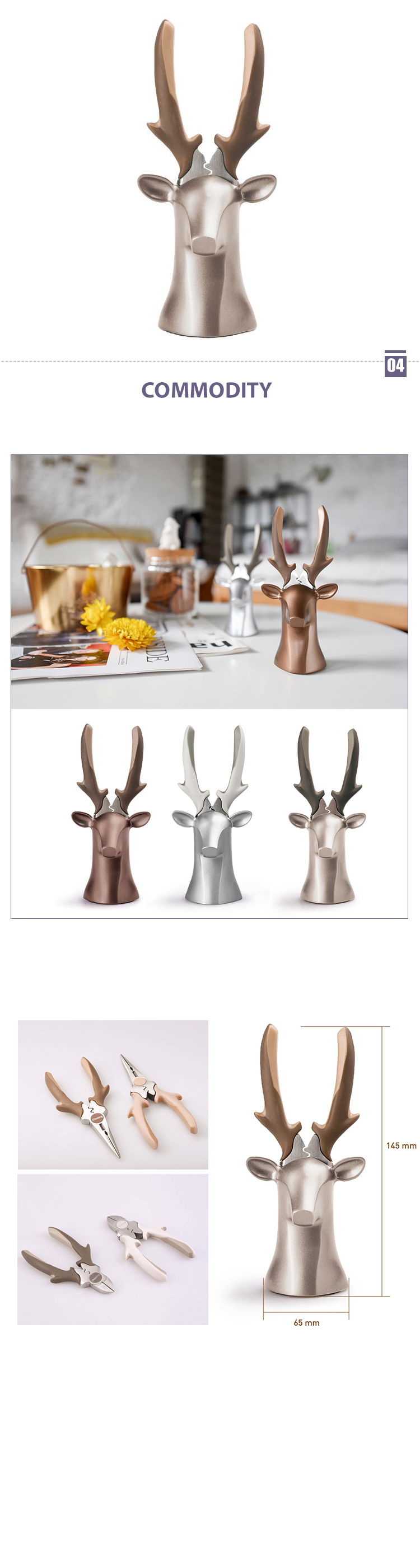IThinking Logo printing deer crafts