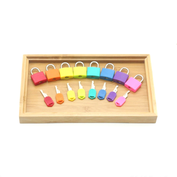 Montessori Small Padlock with Key Creative New Design Mini Lock Toy