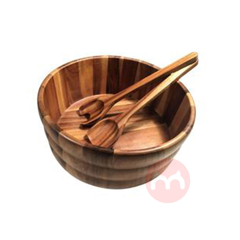 Jannat 100%Best wood salad bowl for square shape Bowls for fork spoon and Kitchen Tabletop Dinnerware rice Bowls use