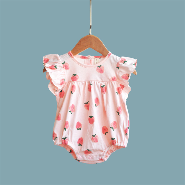 baby body new Arrival Toddler Clothing, Summer sleeveless baby girls' romper with hairband newborn baby cotton bodysuitH