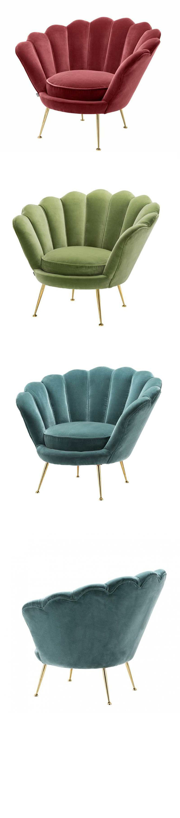 Luxury furniture sofa armchair sofa living room furniture set lounge Velvet sofa chair
