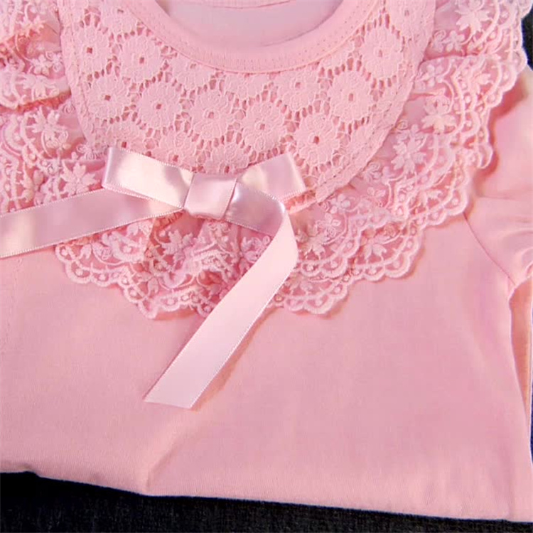 Hot sale summer 100% cotton soft lace princess baby girl romper newborn baby jumpsuit