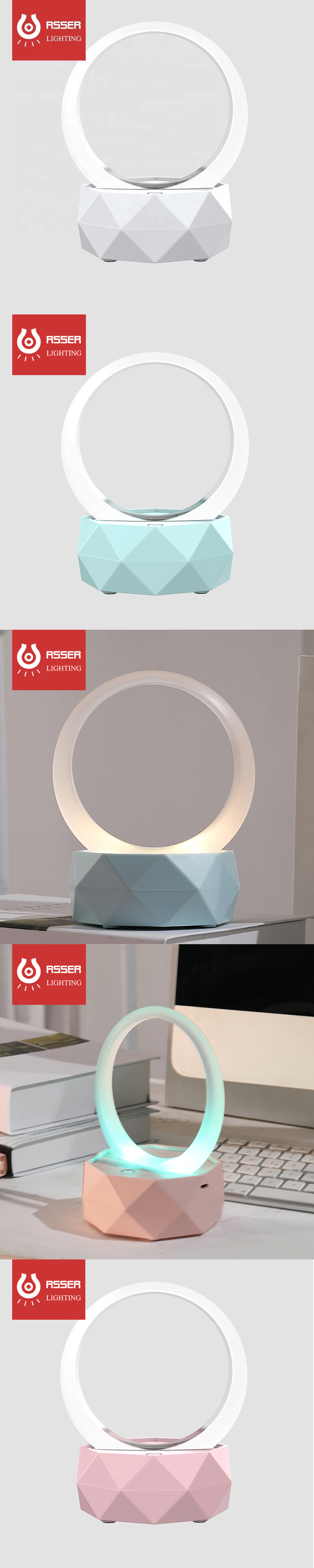 New Speakers Wireless Night Lamp BT Stereo Portable Mini Stereo for Bedside bedroom
