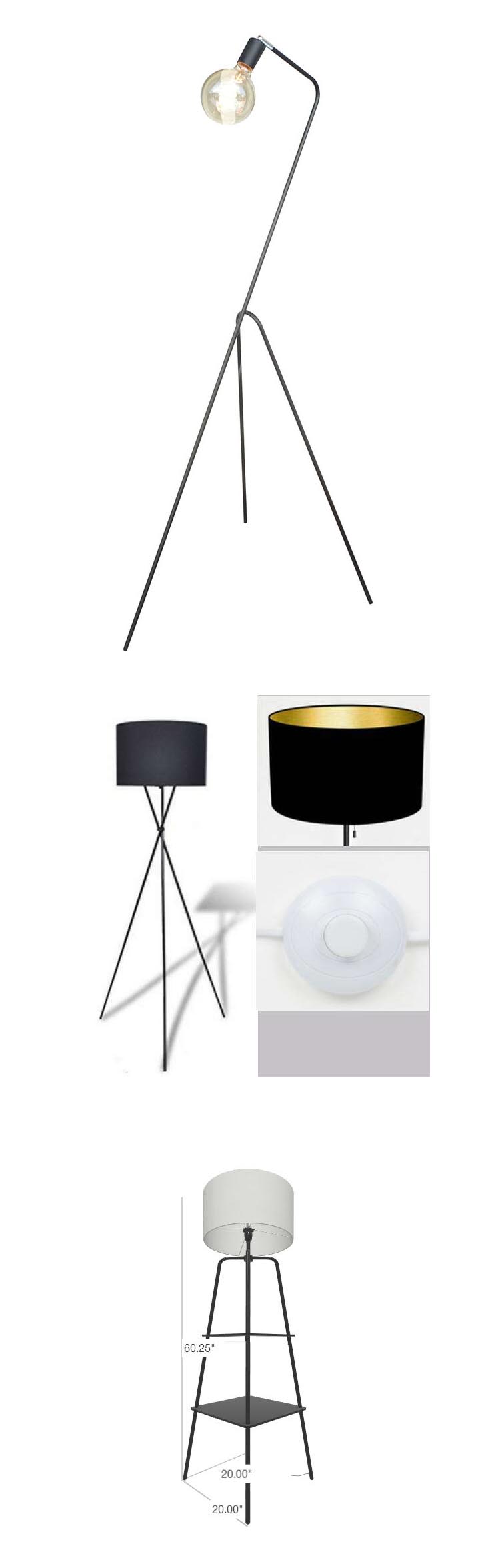 Living Room Decorative Lighting Floor Lamp Design Metal Bedroom Modern Customized LED Lighting and Circuitry Design 110-