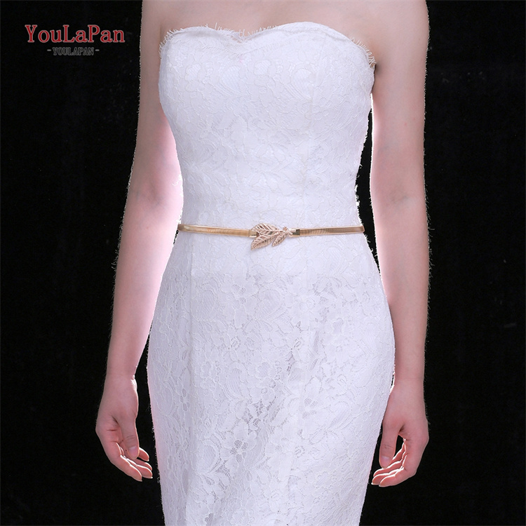 YouLaPan S447 Fashion Ladies Coat Sweater Dress Belt Wholesale High Quality  Alloy Leaf Buckle Belt