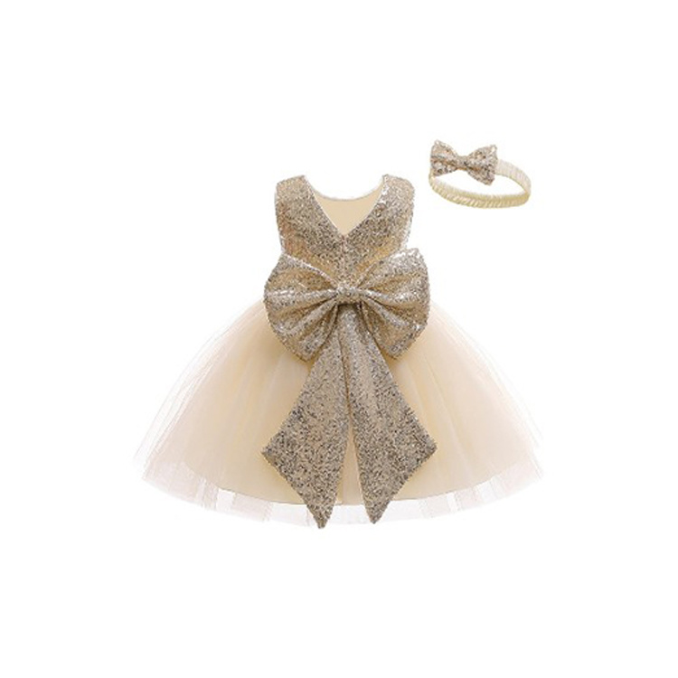 LZH Halloween Sequins Bow Baby Newborn Princess Dresses Infant Toddlers Girl Dress