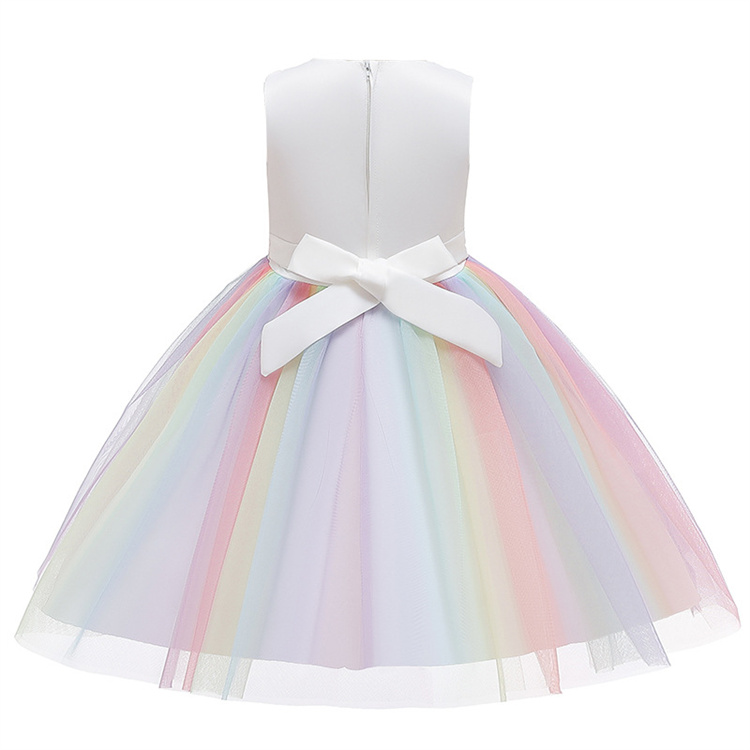 LZH Kids Wedding Dress Christmas Costume Children Evening Party Dresses Girls Princess Ball Gown