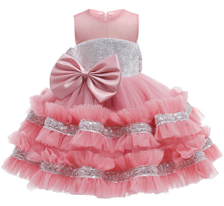 LZH Christmas Girl Dresses Kids Birthday Party Gown Toddlers Girls Wedding Pageant Princess Dress