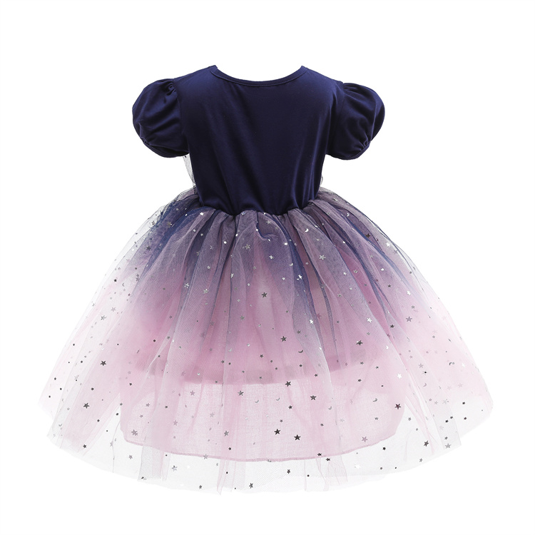 LZH Girls Birthday Party Princess Dress Children Clothes Kids Formal Prom Evening Dresses