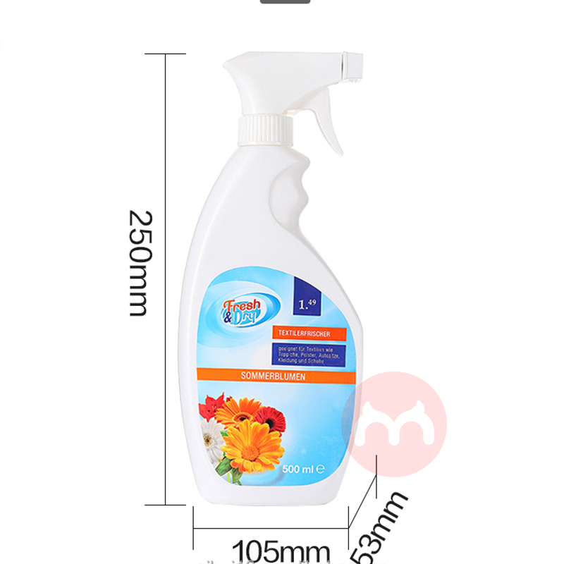 shangrao Best Selling 500ML Dispelling Taste Refresh Clothing Fabric Refresher Fragrance Flavoring Agent