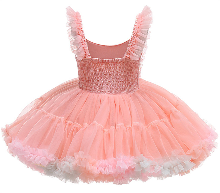 LZH Performance Dresses Kids Flower Girls Princess Party Dress Children's Clothing New Born Tutu Dress Vestidos