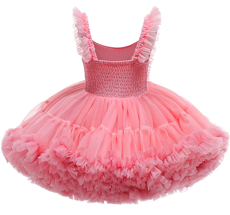 LZH Performance Dresses Kids Flower Girls Princess Party Dress Children's Clothing New Born Tutu Dress Vestidos