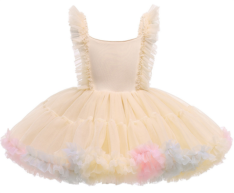 LZH Performance Dresses Kids Flower Girls Princess Party Dress Children's Clothing New Born Tutu Dress Vestidos