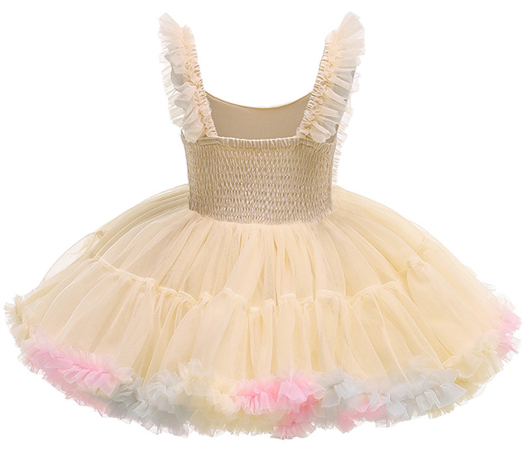 LZH Performance Dresses Kids Flower Girls Princess Party Dress Children's Clothing New Born Tutu Dress Vestidos