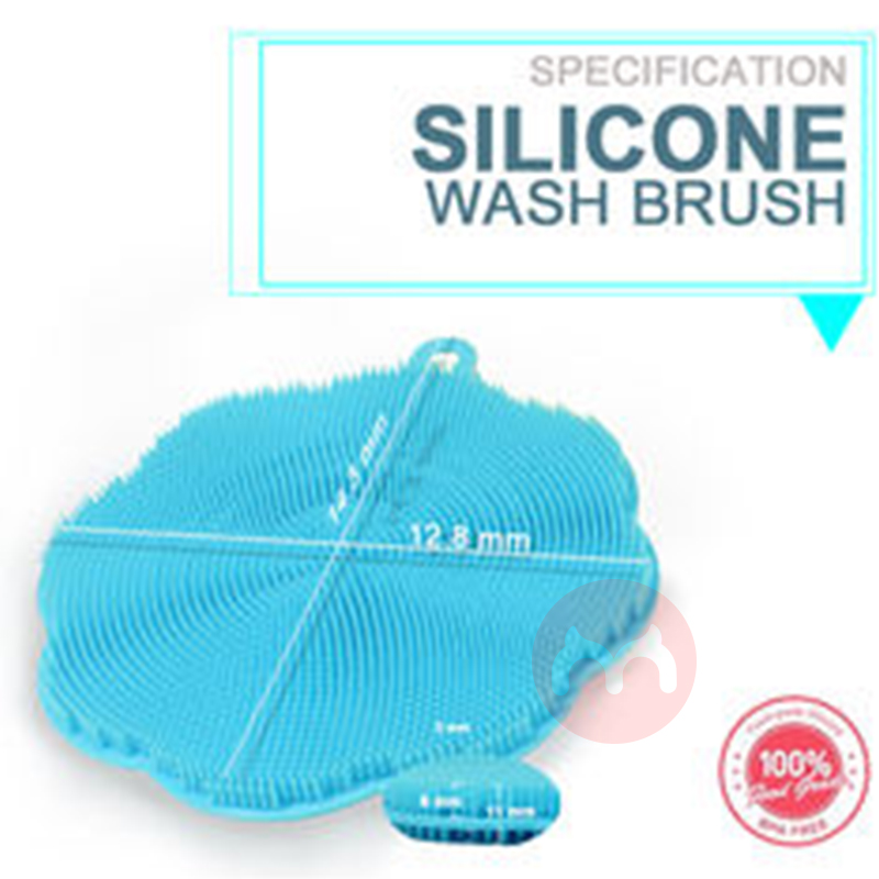 KASU High-quality silicone household cleaning tools accessories flower shape cleansing scrubber