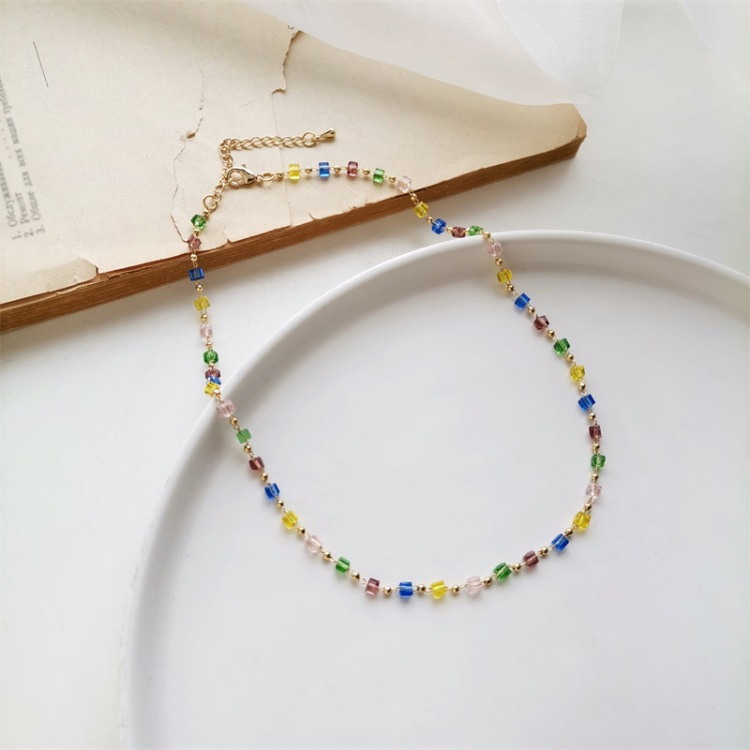 Dainty Rhinestone Necklace Temperament Elegant Choker Summer Attractive Statement Necklaces