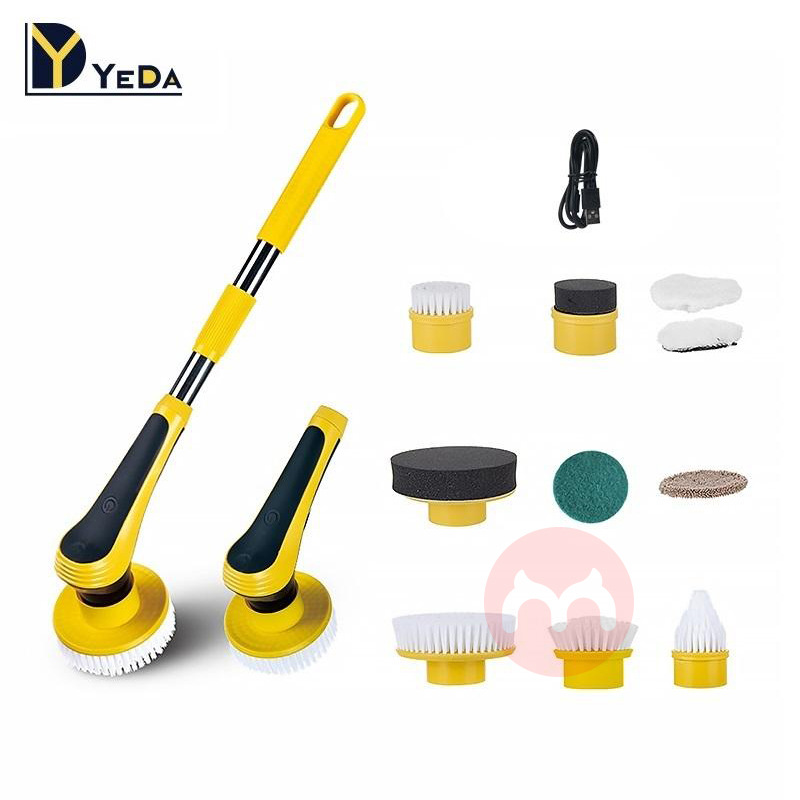 OEM Factory Direct Electric Cleaning Brush Bathroom Kitchen Cleaning Tools Brush Handheld Power Scrubber