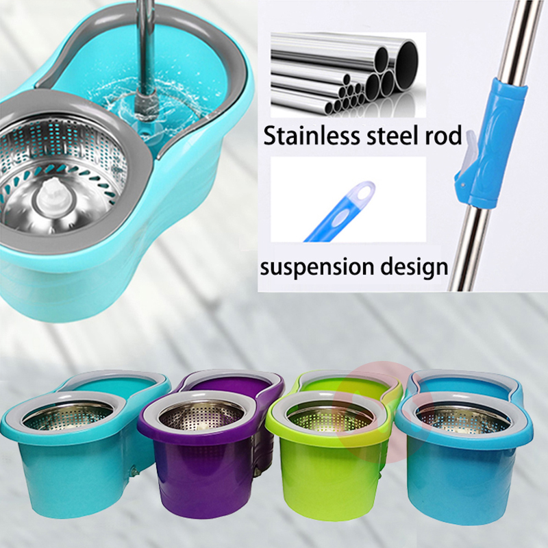 COLYNTOOL Floor Cleaning Tools Replacement Spinning Mops Head Mob Spin 360 Mop Magic with BucketHot