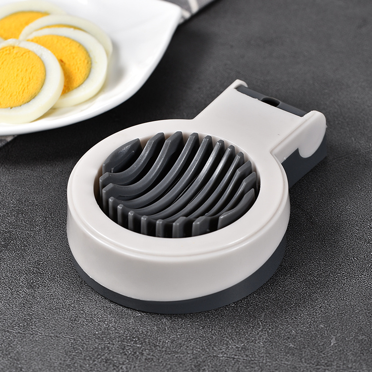 Food Grade Plastic Egg Cutter Tools Hard Boiled with Stainless Steel Wire Manual Plastic Egg Cutter Egg Slicer