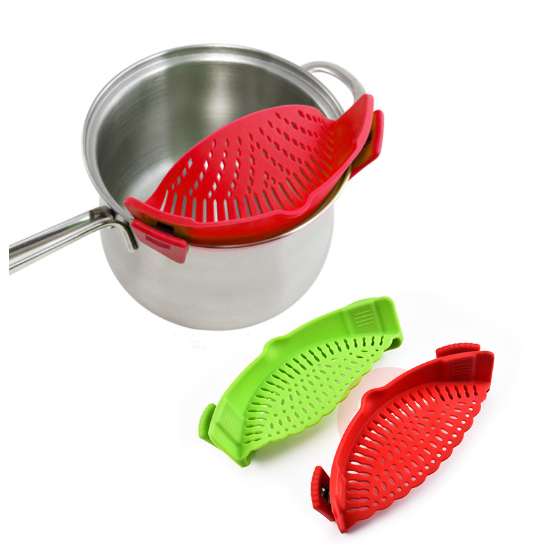 Coolnice Amazon Hot Cook Tools Used In Kitchen Silicone Pot Strainer BAP Free Kitchen Pot Tools And Gadgets Home