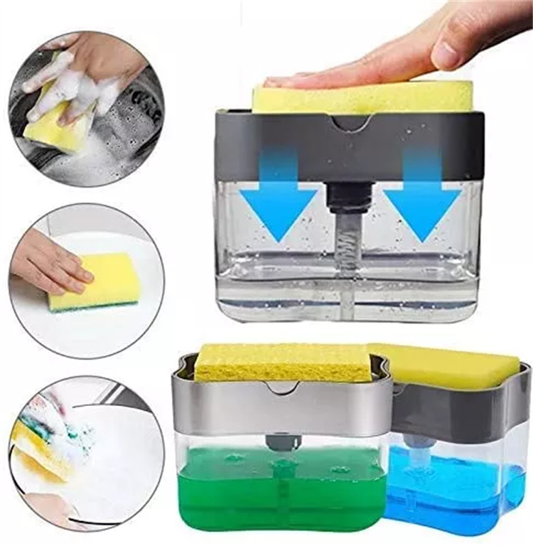 Kitchen tools soap dispenser boxes  dishwasher sponges