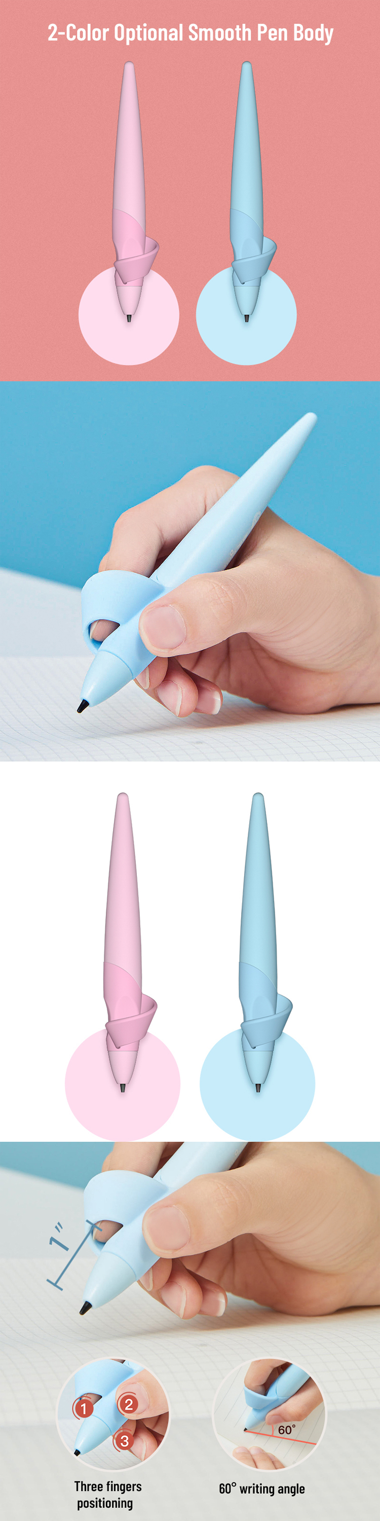 Tenwin School Supplies Set 0.7mm Mechanical For Kids Pencil Mechanics Cute for Writing
