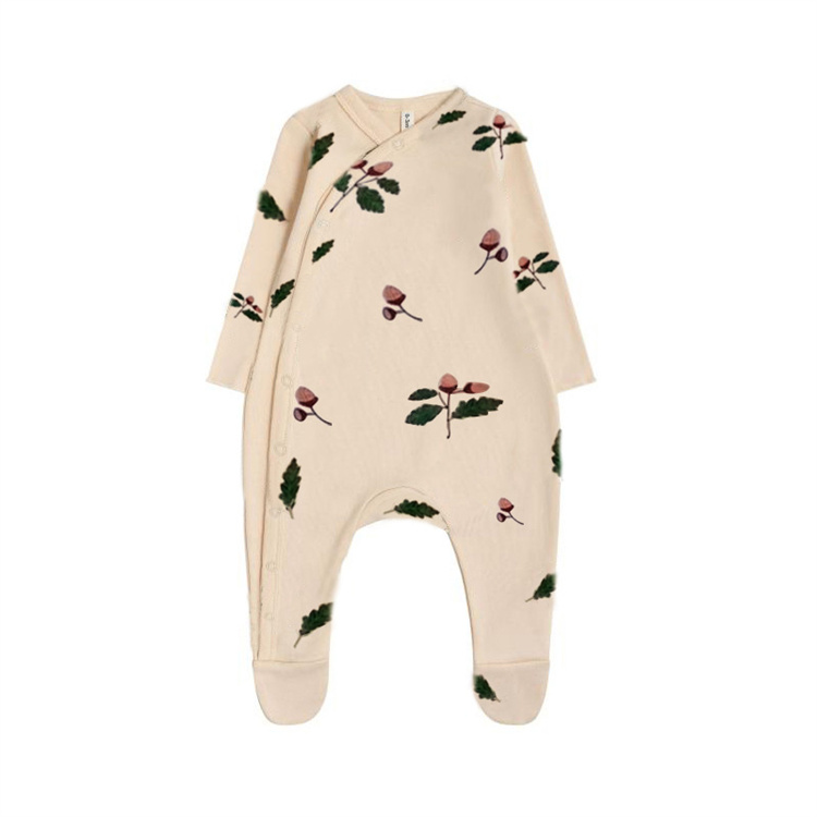 JINXI Organic cotton jumpsuit with children one-piece printing