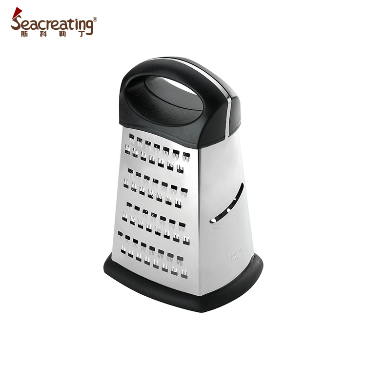 Large vegetable tool kitchen stainless steel 4 sided cheese grater