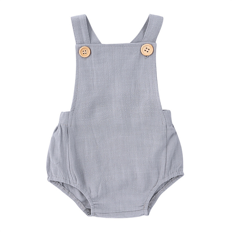 JINXI Cotton Earth colored baby boy jumpsuit