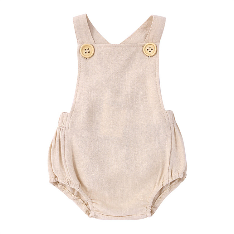 JINXI Cotton Earth colored baby boy jumpsuit