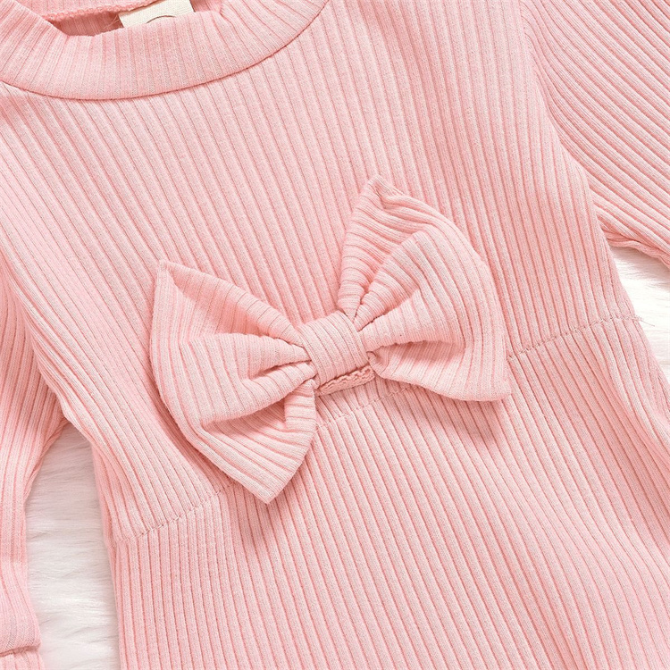 JINXI Baby girls winter autumn clothing flared sleeve flanged sill conjoined body