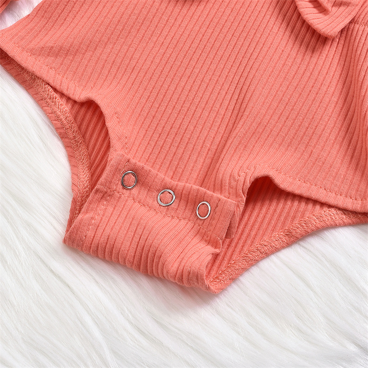 JINXI Baby girls winter autumn clothing flared sleeve flanged sill conjoined body