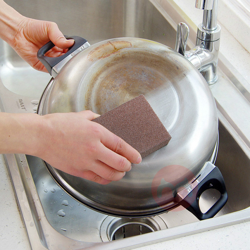 lifeasy 1PCS Sponge Magic Eraser for Removing Rust Cleaning Cotton Kitchen Gadgets Accessories Descaling Clean Rub Pot K