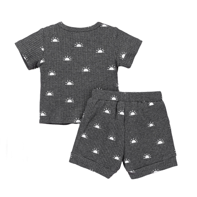 JINXI Ribbed cotton suit for soft baby boys