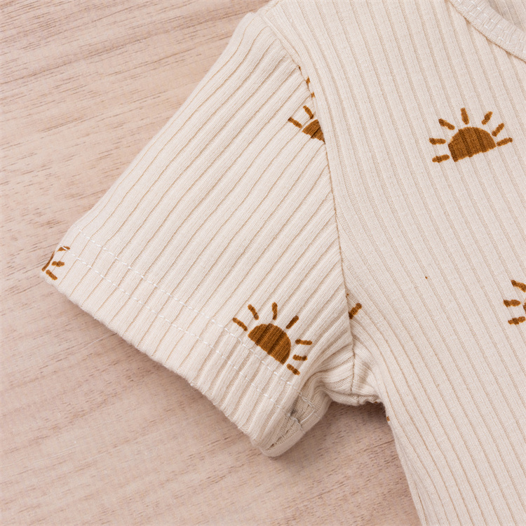 JINXI Ribbed cotton suit for soft baby boys