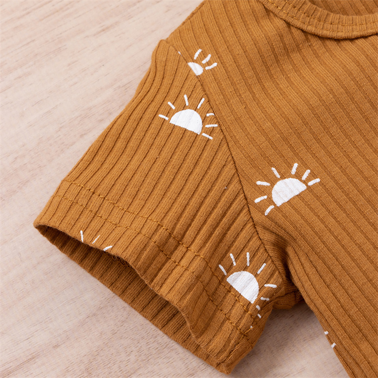 JINXI Ribbed cotton suit for soft baby boys