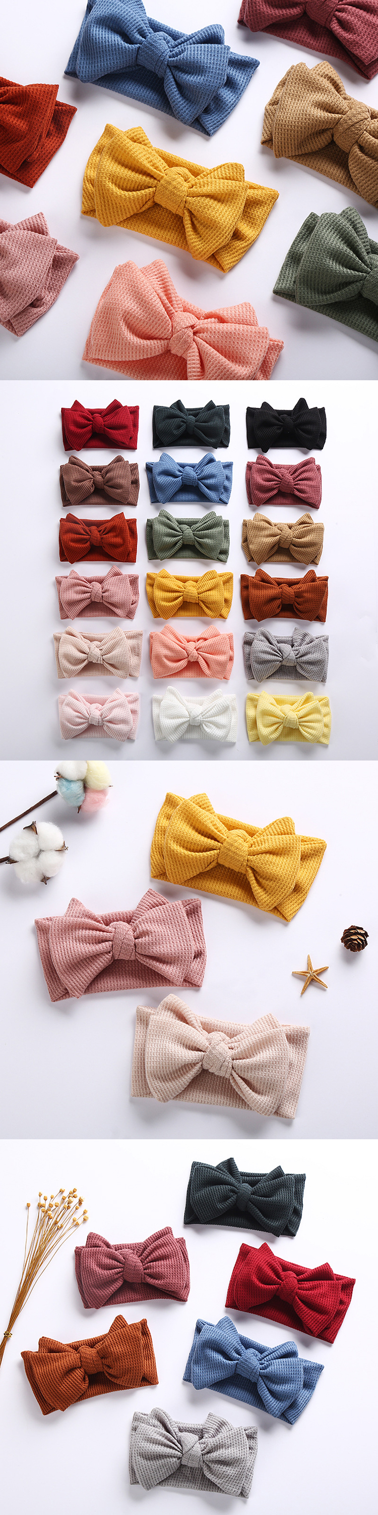 【3 packs】Baby Butterfly Hair Band