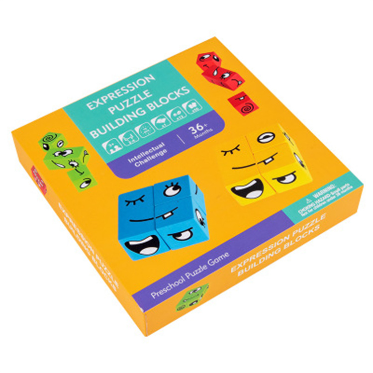 Wooden emojis match block puzzles