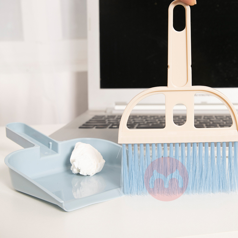 Zhunjie Mini Cleaning Brush Small Broom Dustpans Set Desktop Sweeper Garbage Cleaning Shovel Table Household Cleaning To