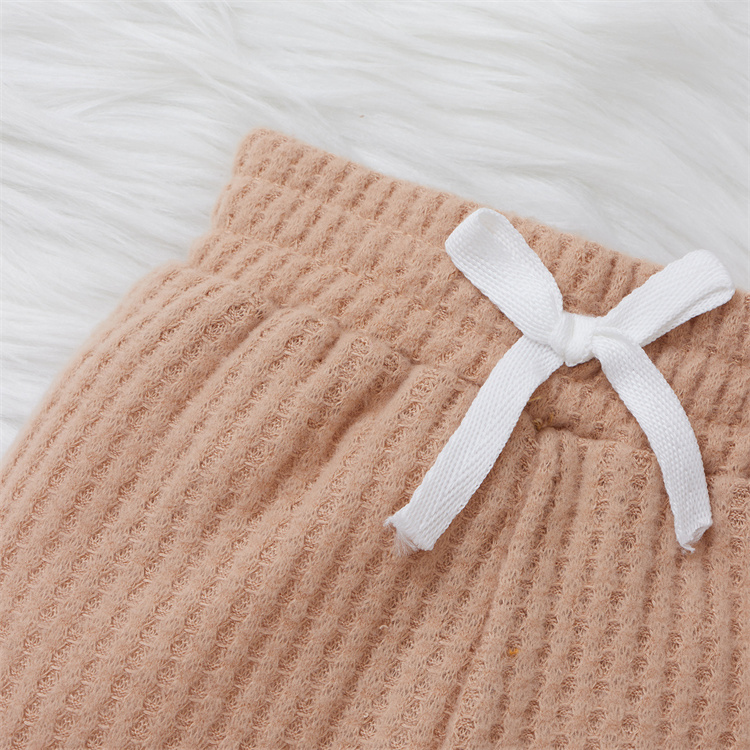 JINXI Waffle pattern cotton soft, plain baby suit