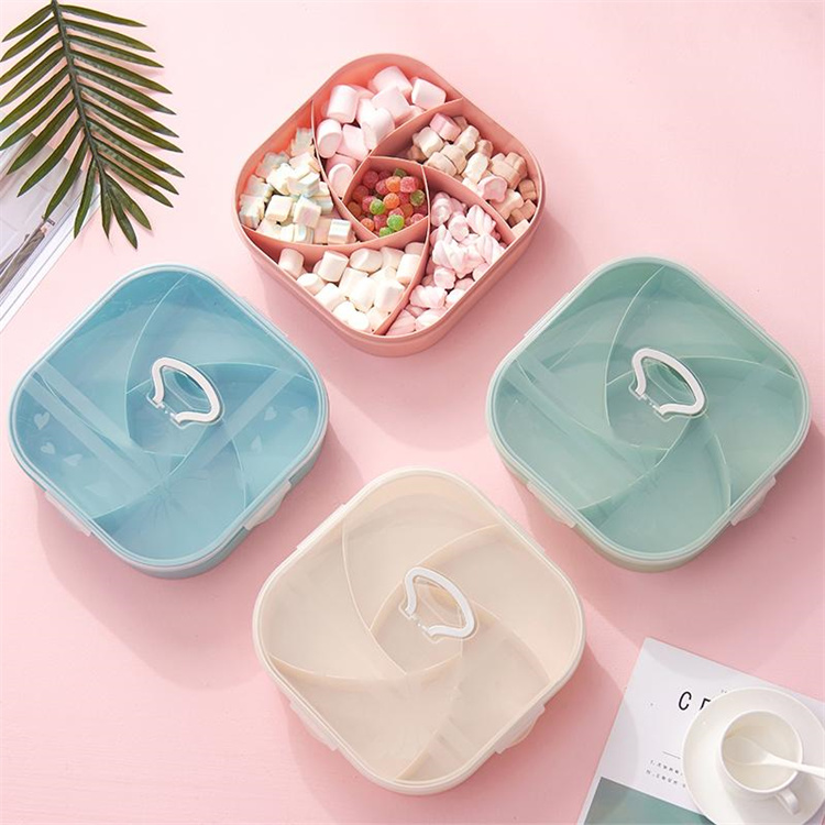 Party dessert snacks melon seeds plastic thickened tray fruit tray lunch box