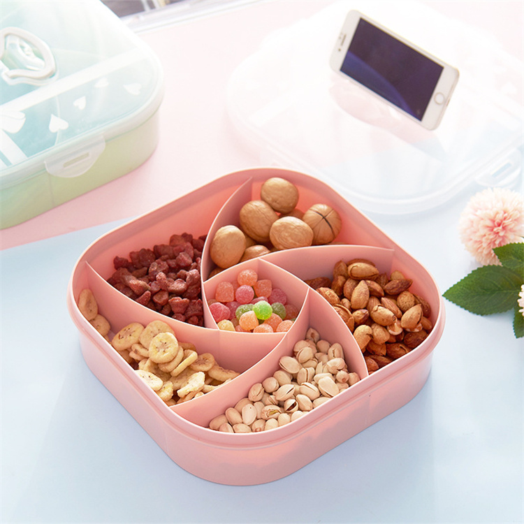 Party dessert snacks melon seeds plastic thickened tray fruit tray lunch box