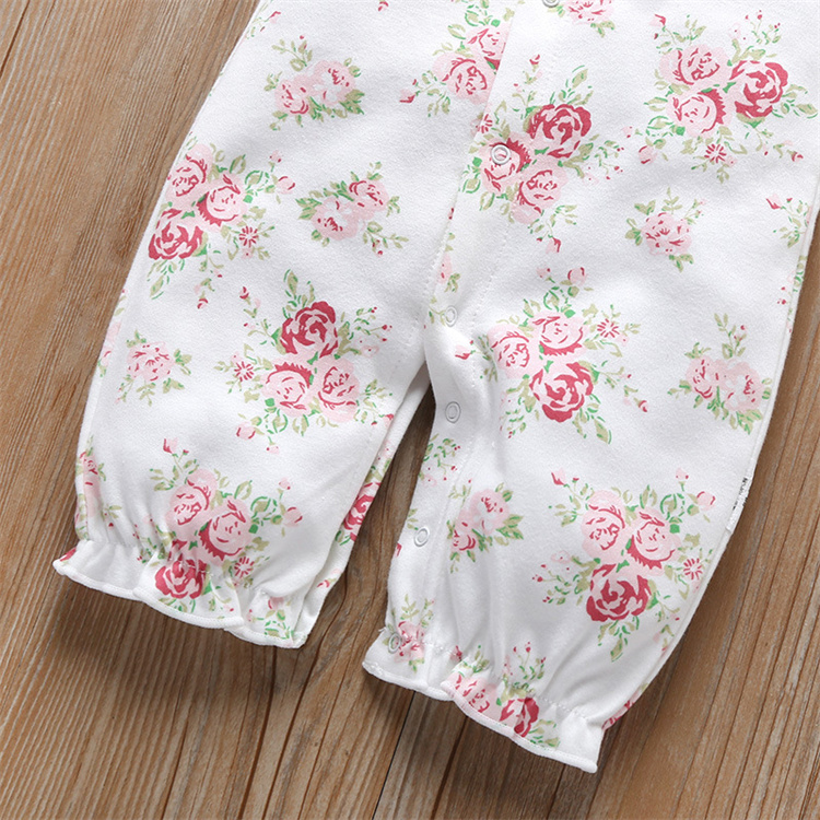 JINXI 100% cotton flower jumpsuit